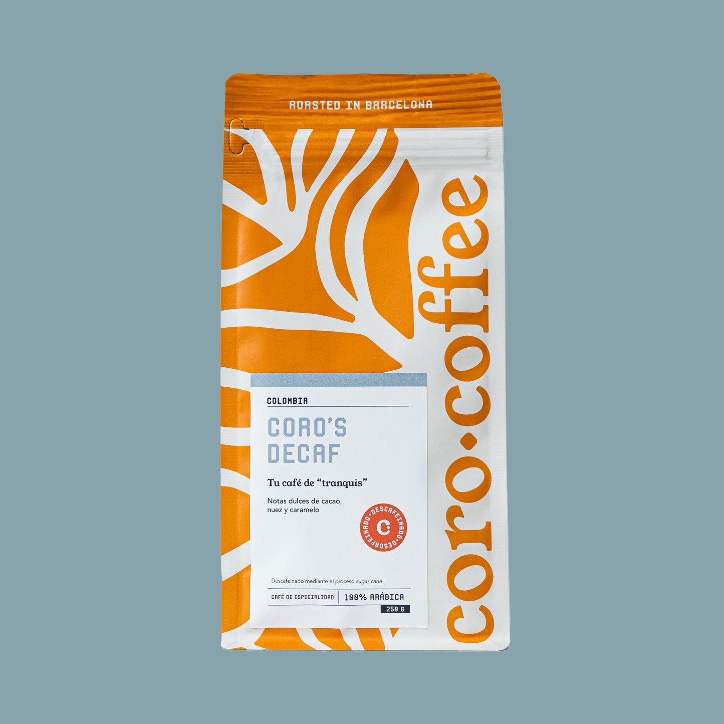 café descafeinado de especialidad de Colombia coro coffee