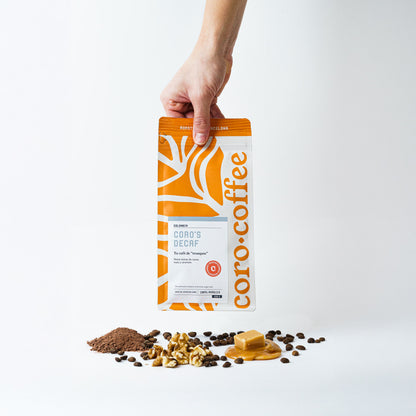 café descafeinado de especialidad de Colombia coro coffee