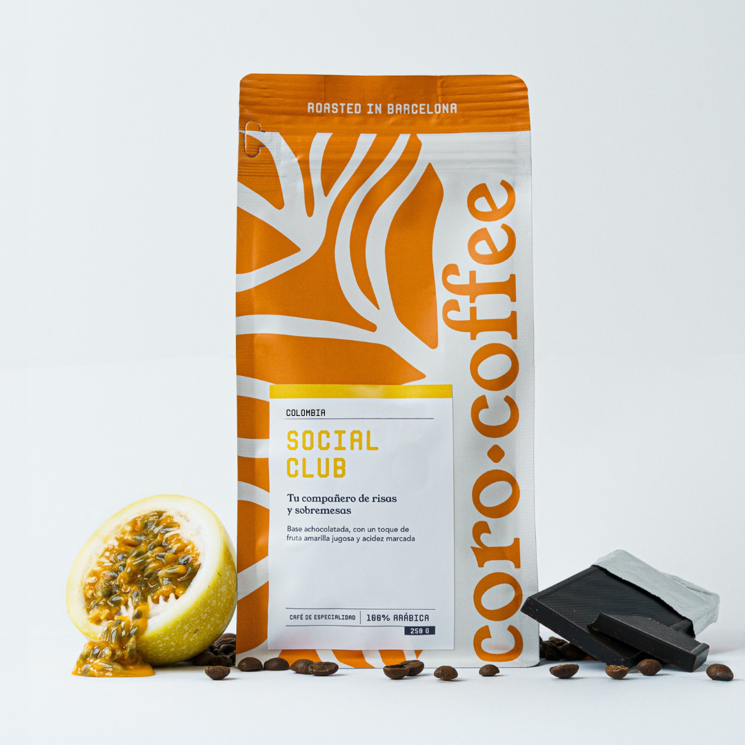 café de especialidad de Colombia achocolatado coro coffee