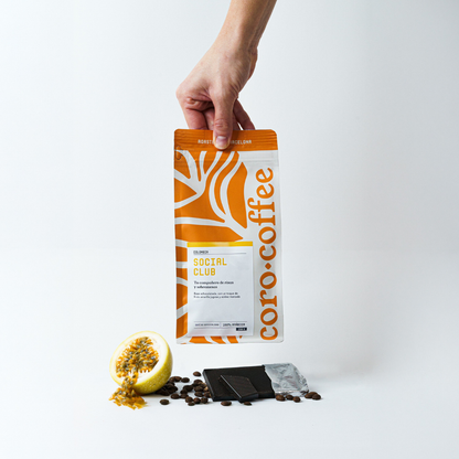 café de especialidad de Colombia achocolatado coro coffee